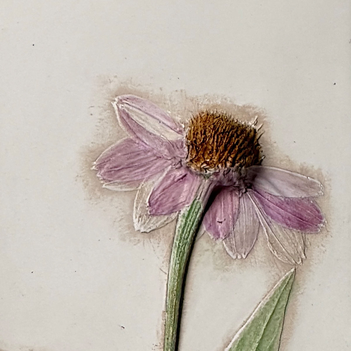 Purple Coneflowers Long Tile