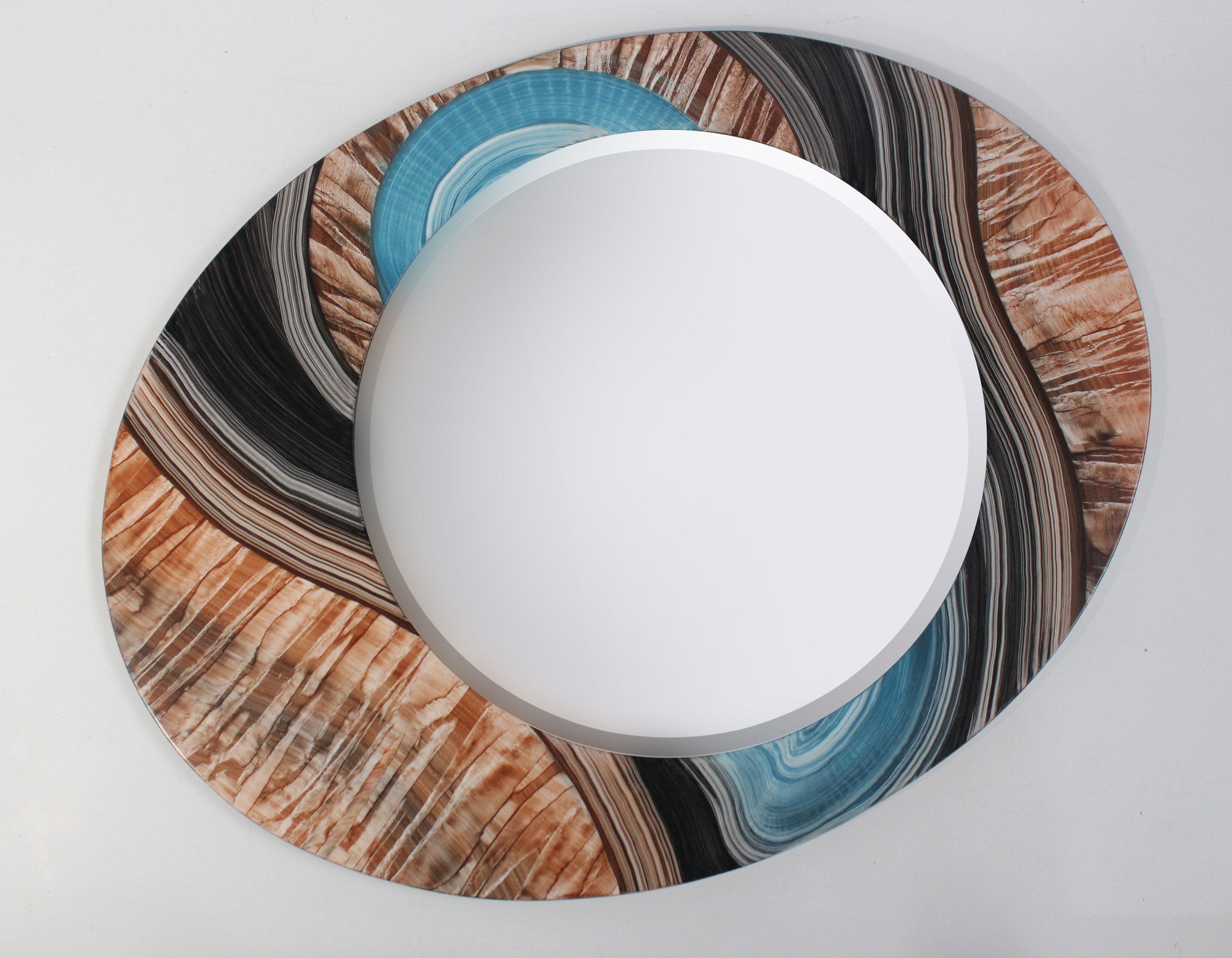 Mimi Asymmetric Oval Mirror