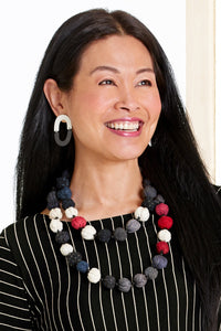 shown with the Split Link Earrings by Ashley Buchanan