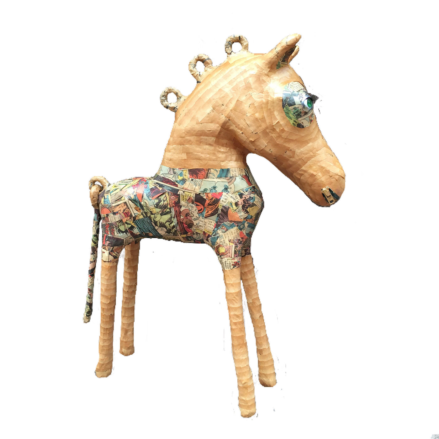 Green Eyed Zippered Horse