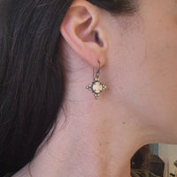 Mother-of-Pearl Star Earrings