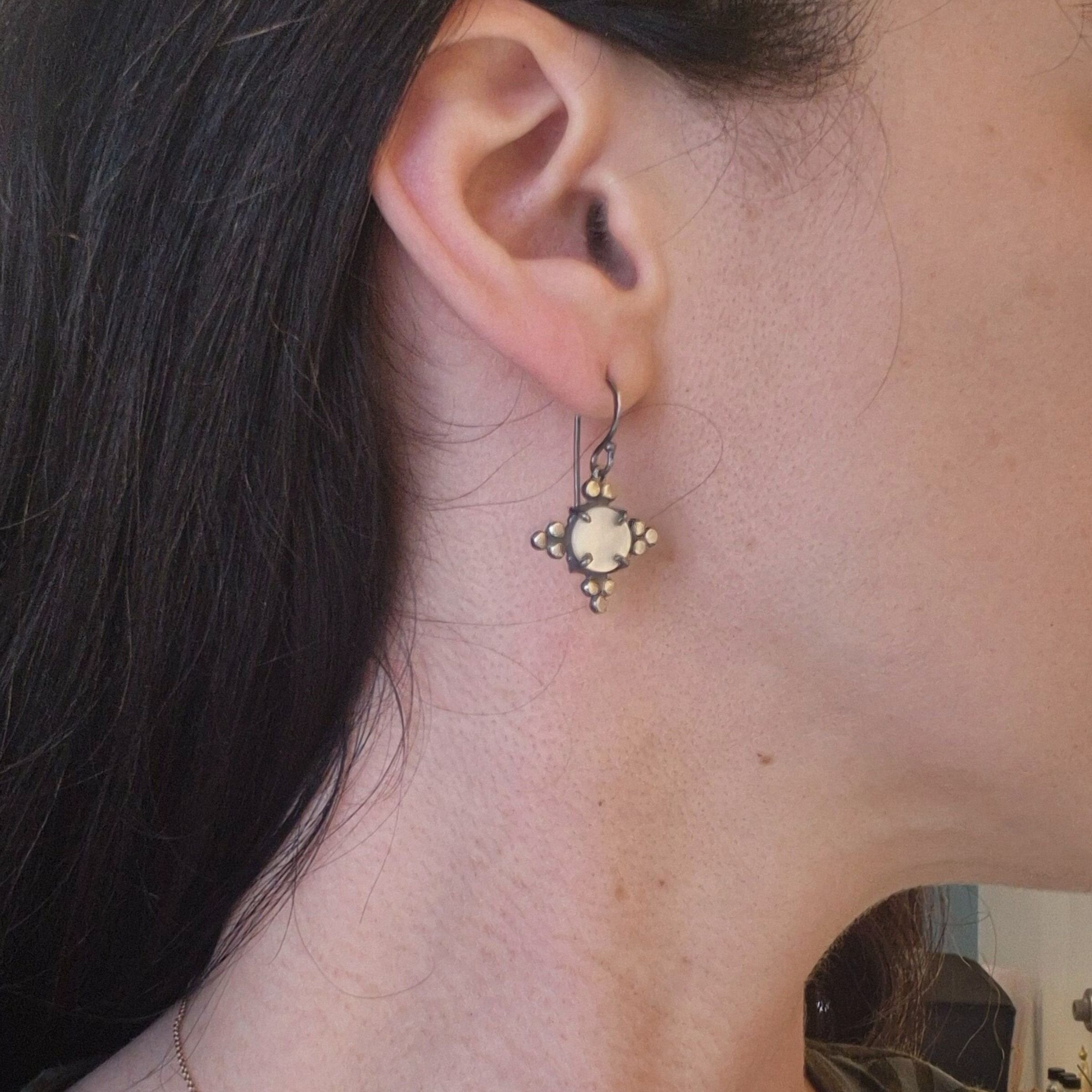 Mother-of-Pearl Star Earrings