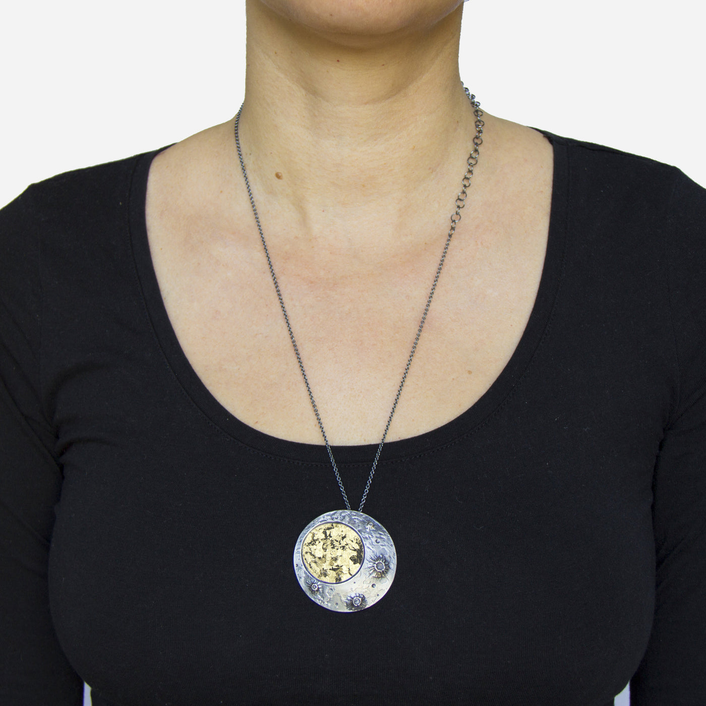 Moon Encasement Necklace