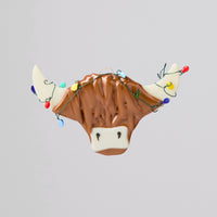 Festive Highland Cow