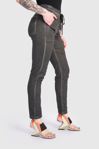 Washed Steel Ventura Drawstring Pant