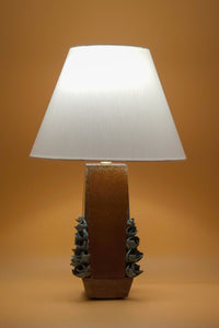 Turquoise Florals Table Lamp