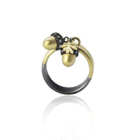 Acorn Charm Ring