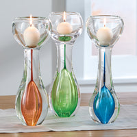 left to right: apricot, new green, turquoise