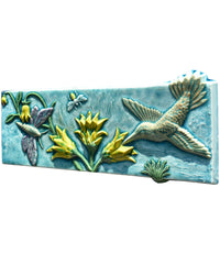Rename to Pollinators Tile in Blue Crackle