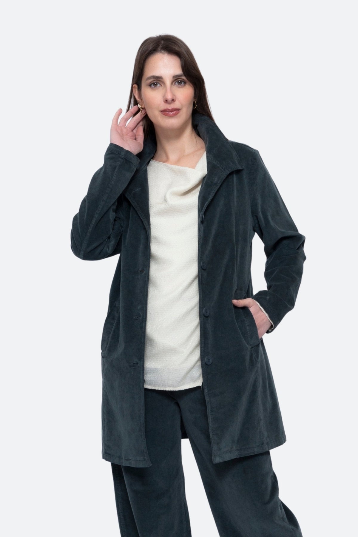 Cord Midi Jacket