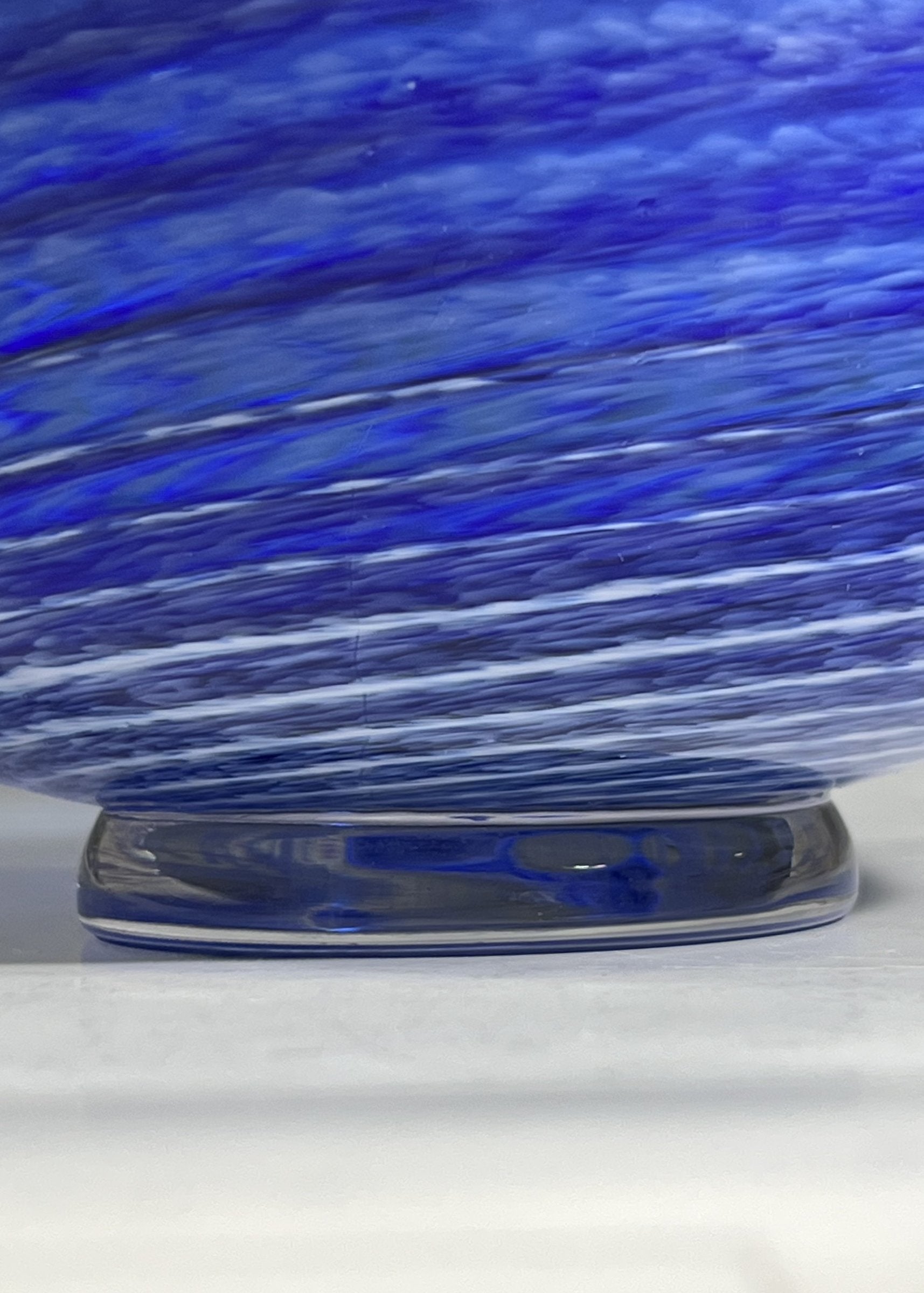 Cobalt Spiral Bowl