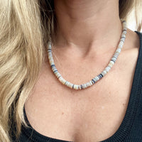 Australian Opal Heishi Bead Necklace