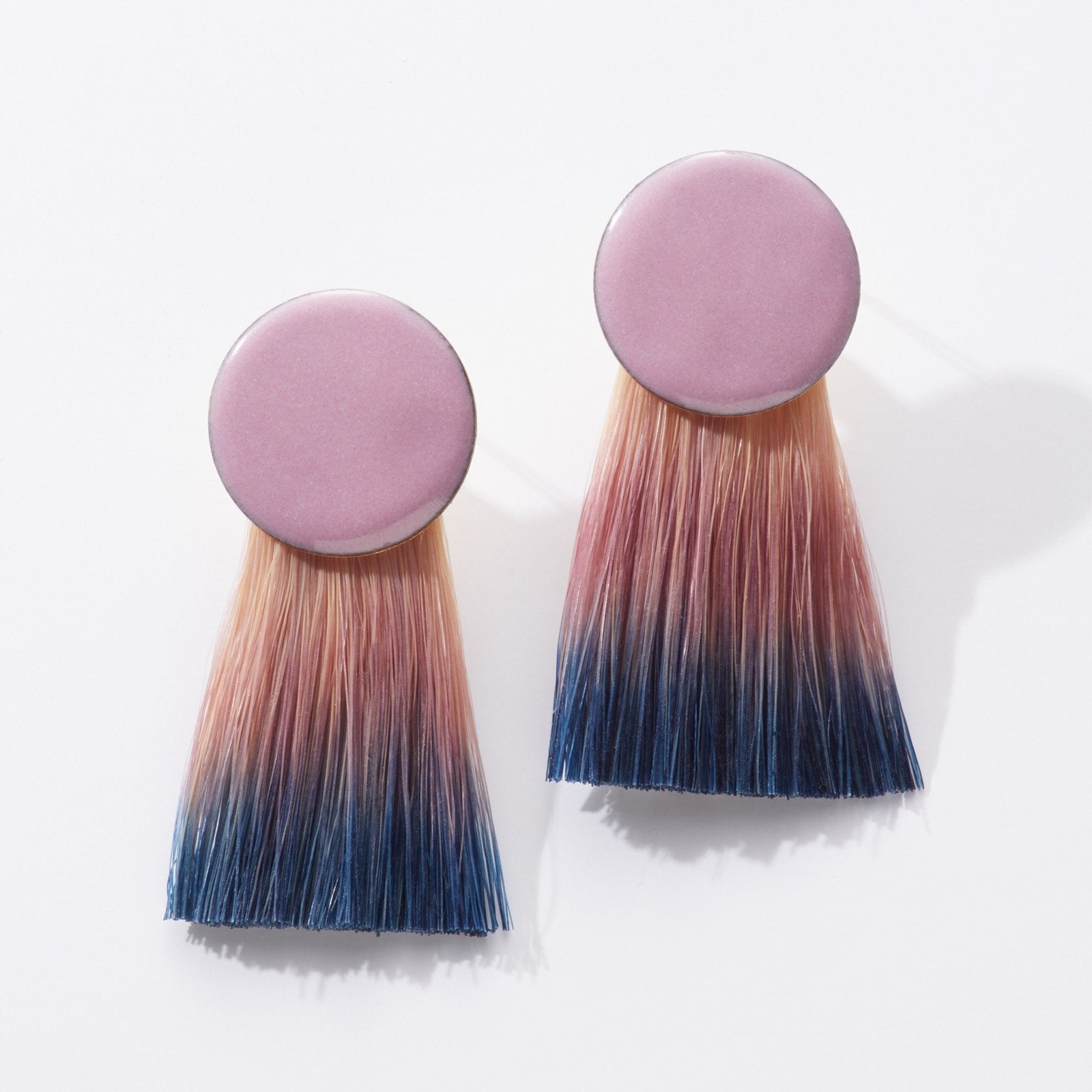Pink Enamel Redwood & Indigo Ombre
