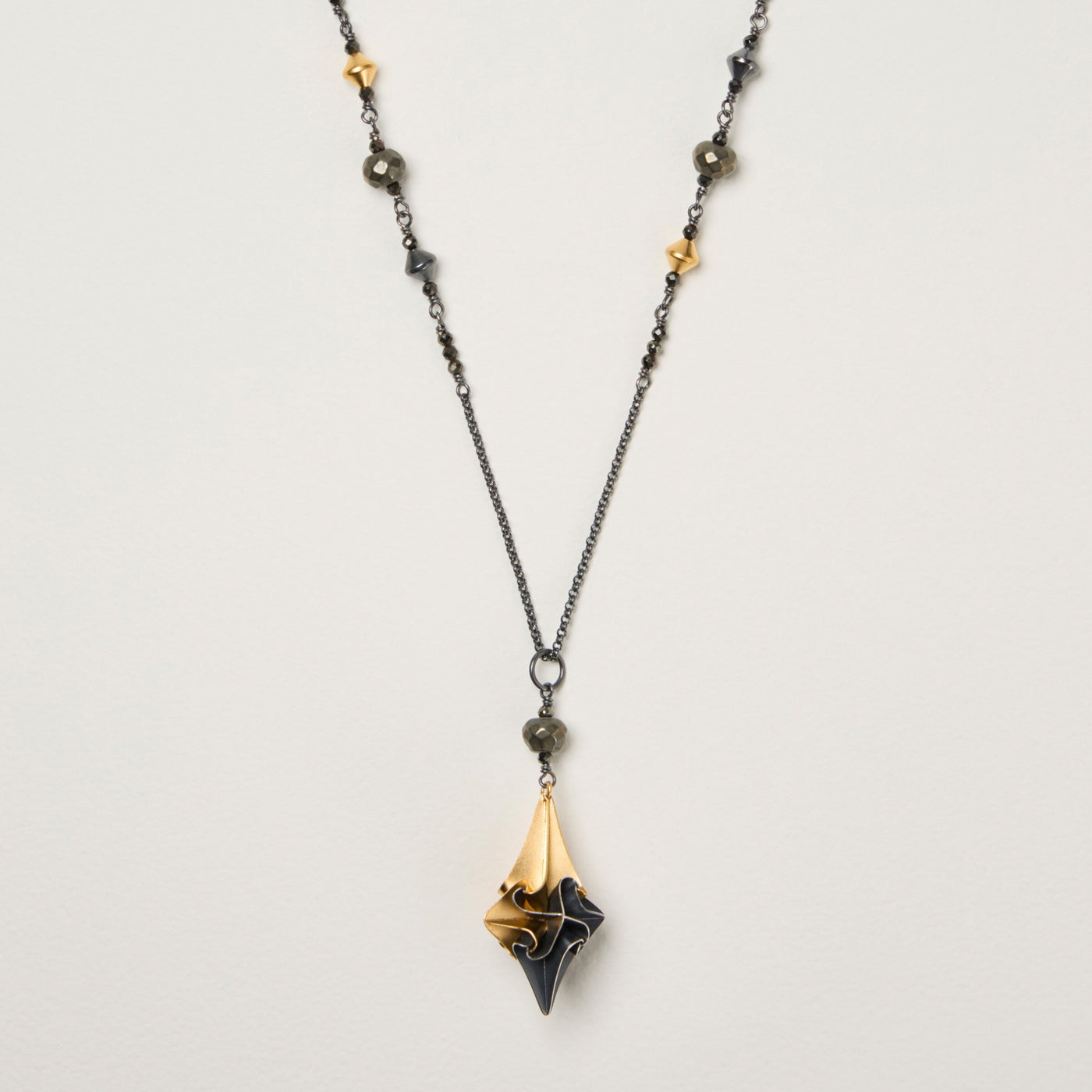 Gold & oxidized silver