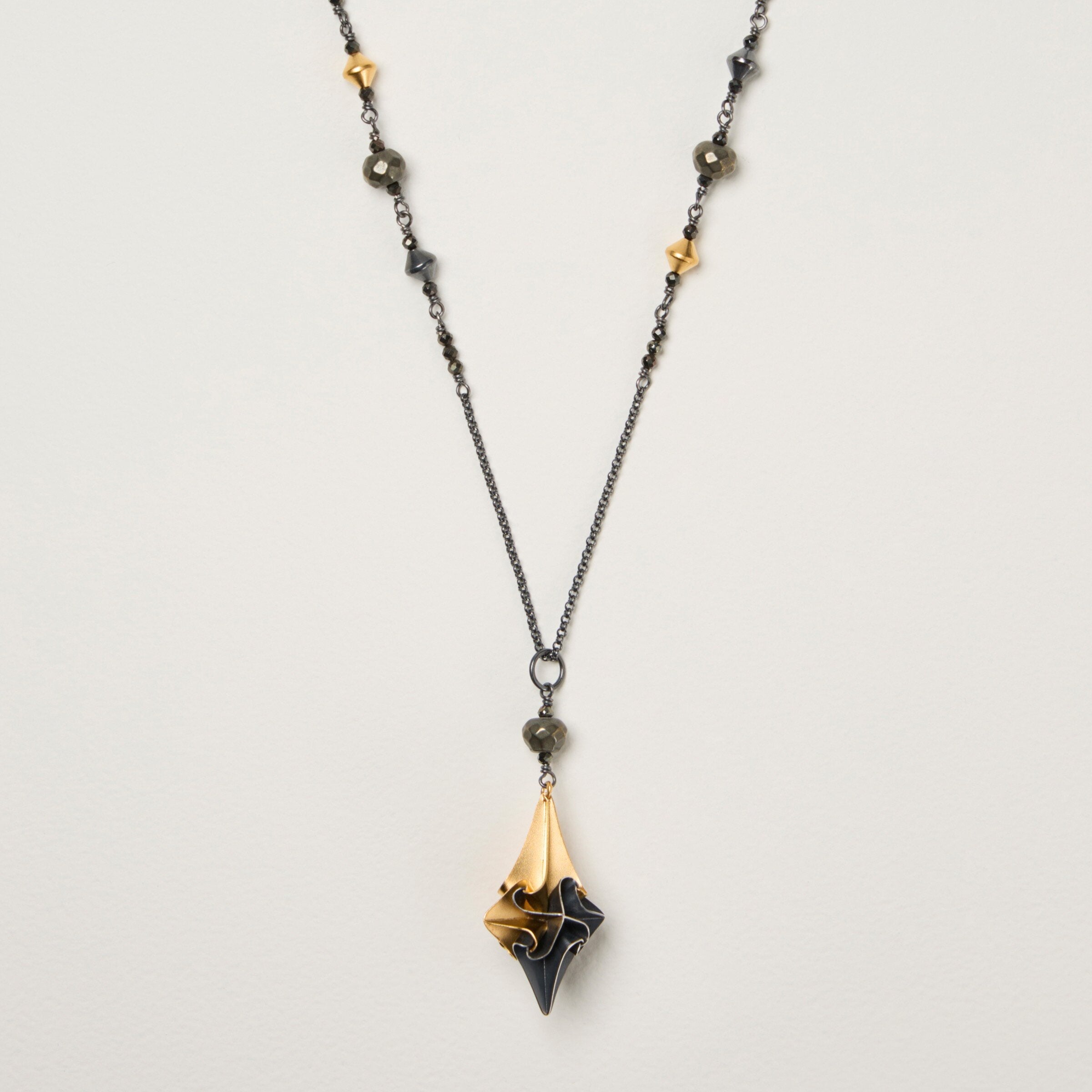 Gold & oxidized silver