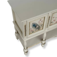Peacock Garden Ivory Console