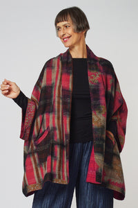 Double Collar Poncho #7