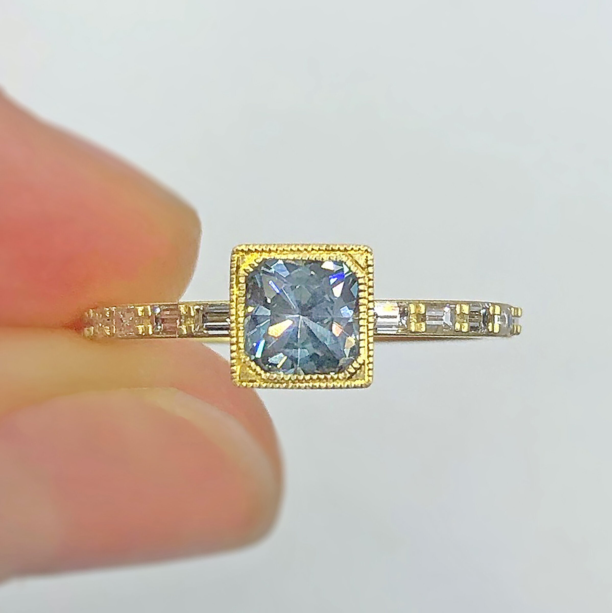 West Side Square Montana Sapphire Ring