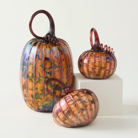 Golden Garnet Pumpkin Trio