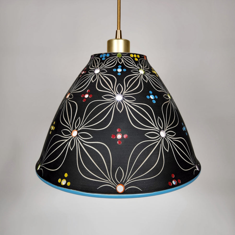 Noctornal Bloom Porcelain Pendant