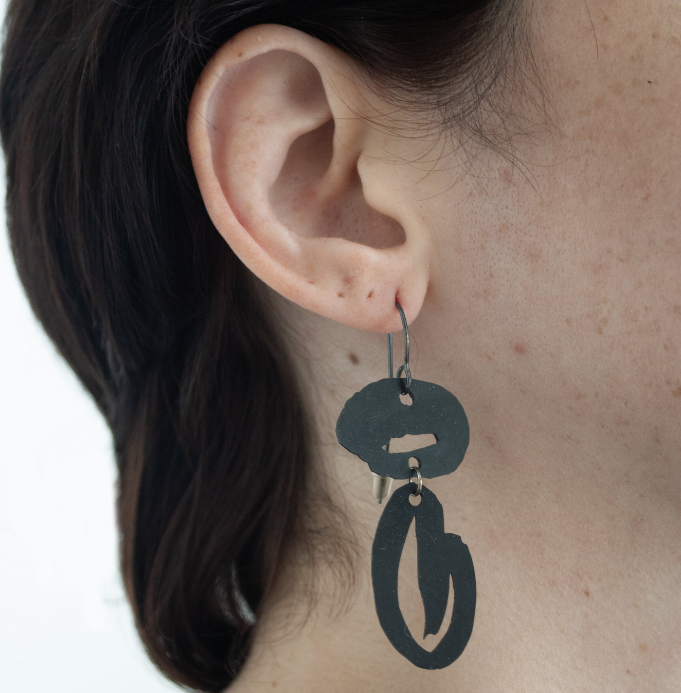 Long Inkstroke Earrings