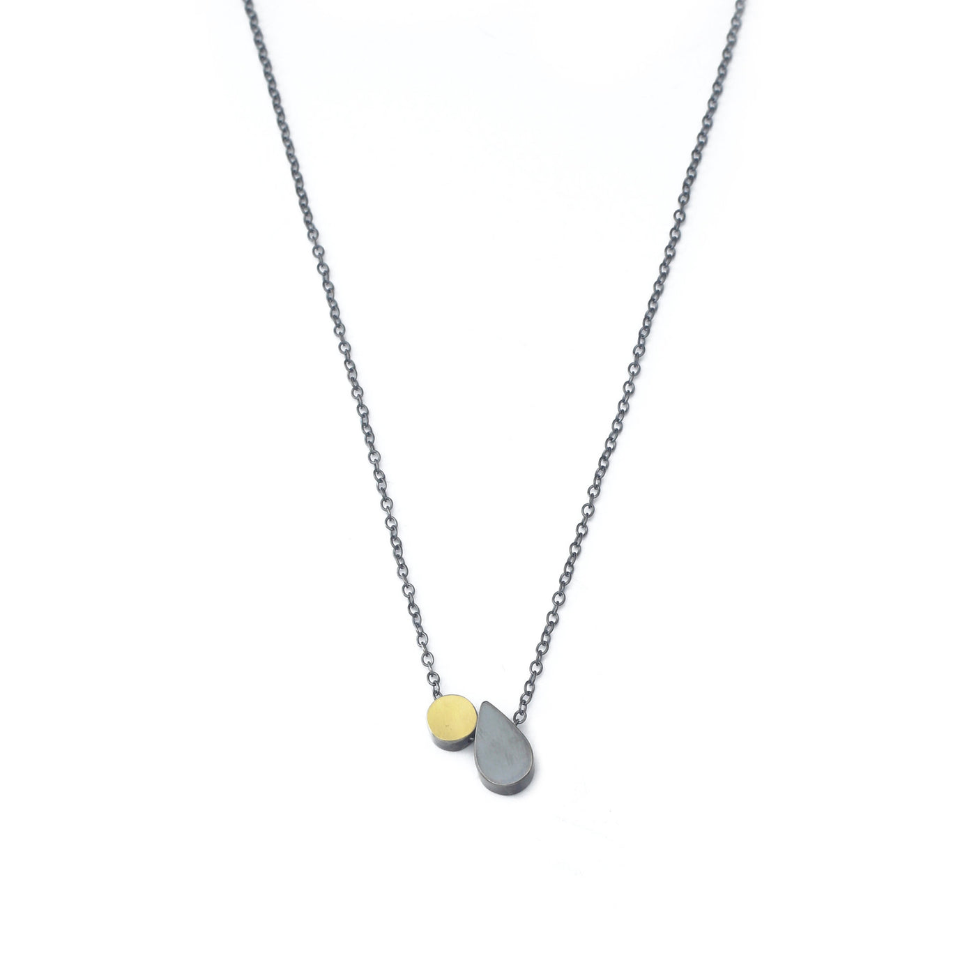 Teardrop and Dot Necklace