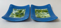 Blue Green Swirl Dishes