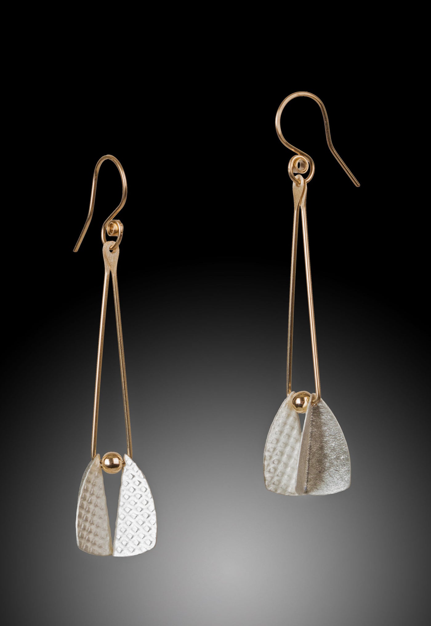 Flying Triangle Earrings