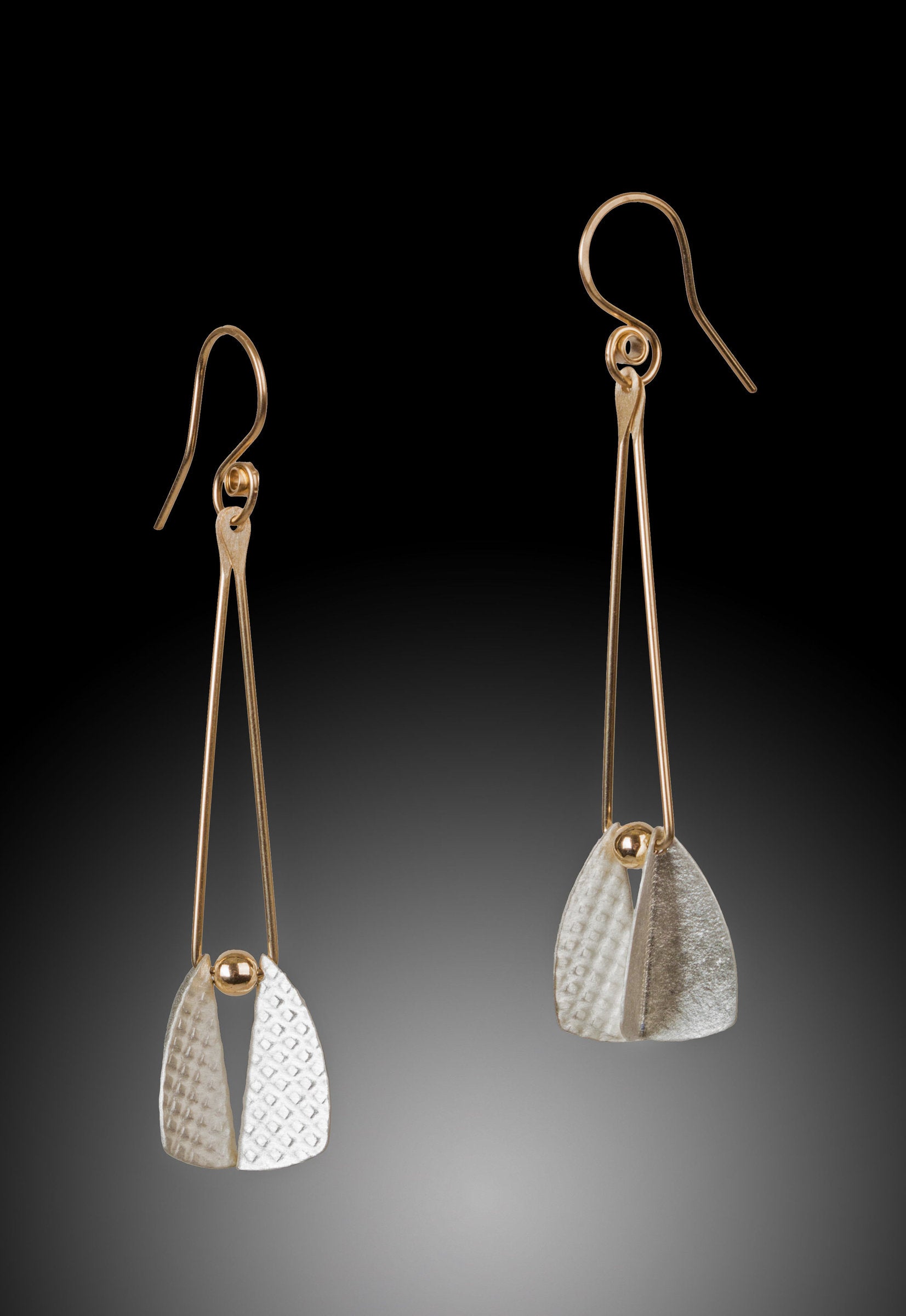 Flying Triangle Earrings