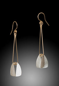 Flying Triangle Earrings