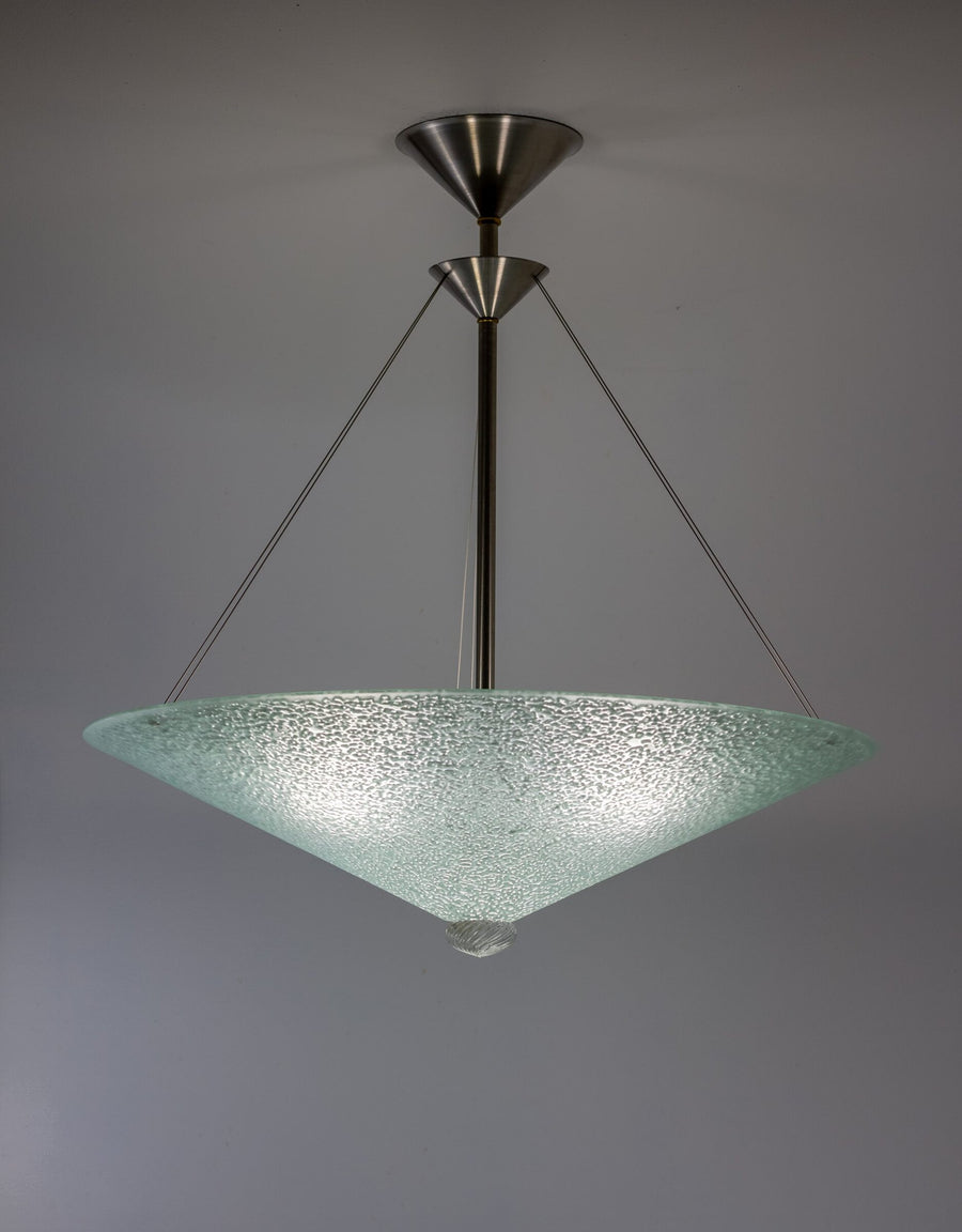 Clear Satin Field Pendant Chandelier