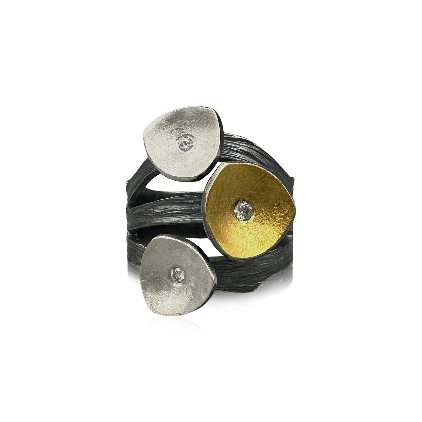 Oxidized Silver Band