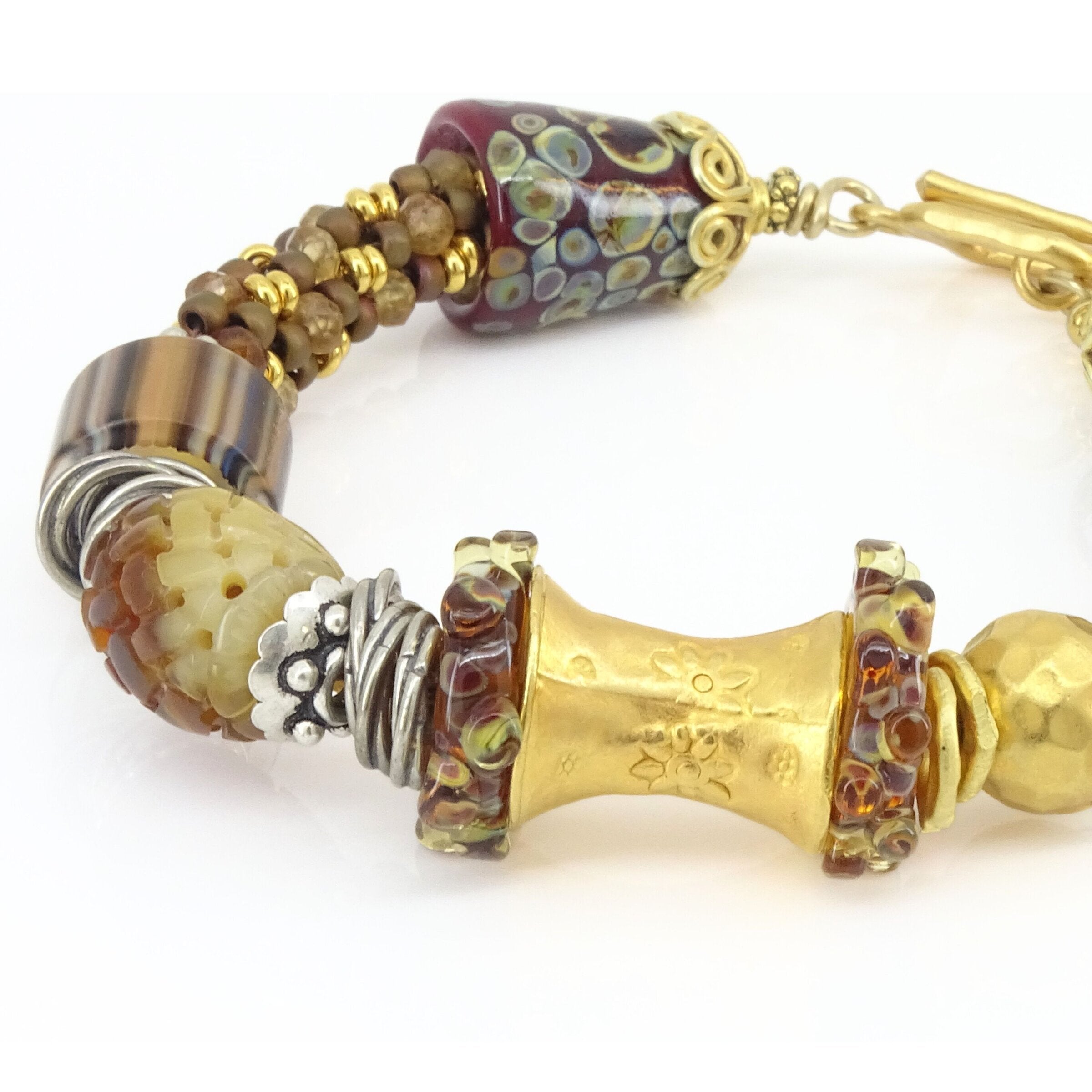 A Touch of Gold & Silver Bracelet