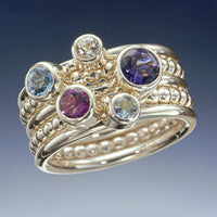 Starry Night Ring Set