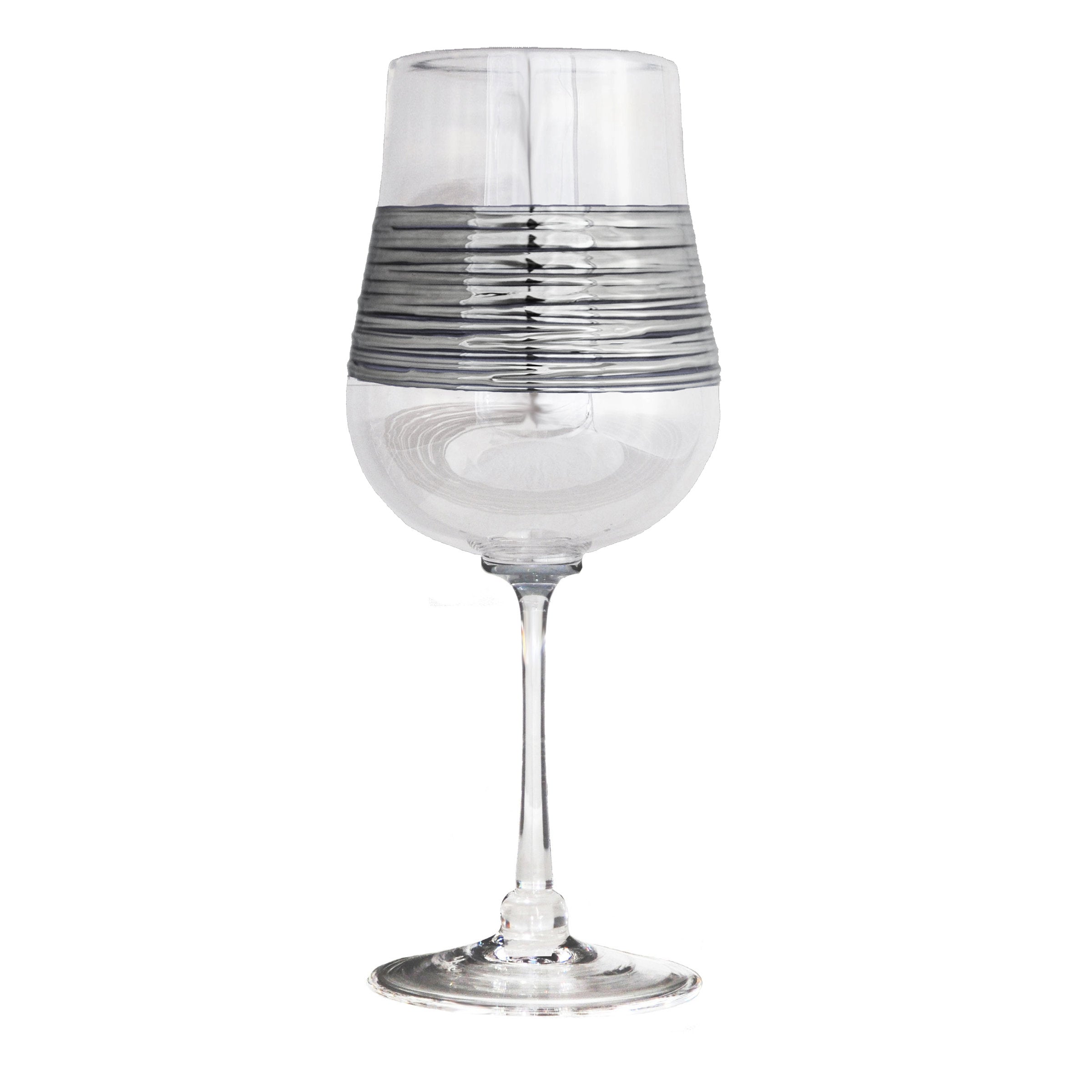 Clear, white wine