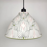 Blonde Petal and Line Porcelain Pendant