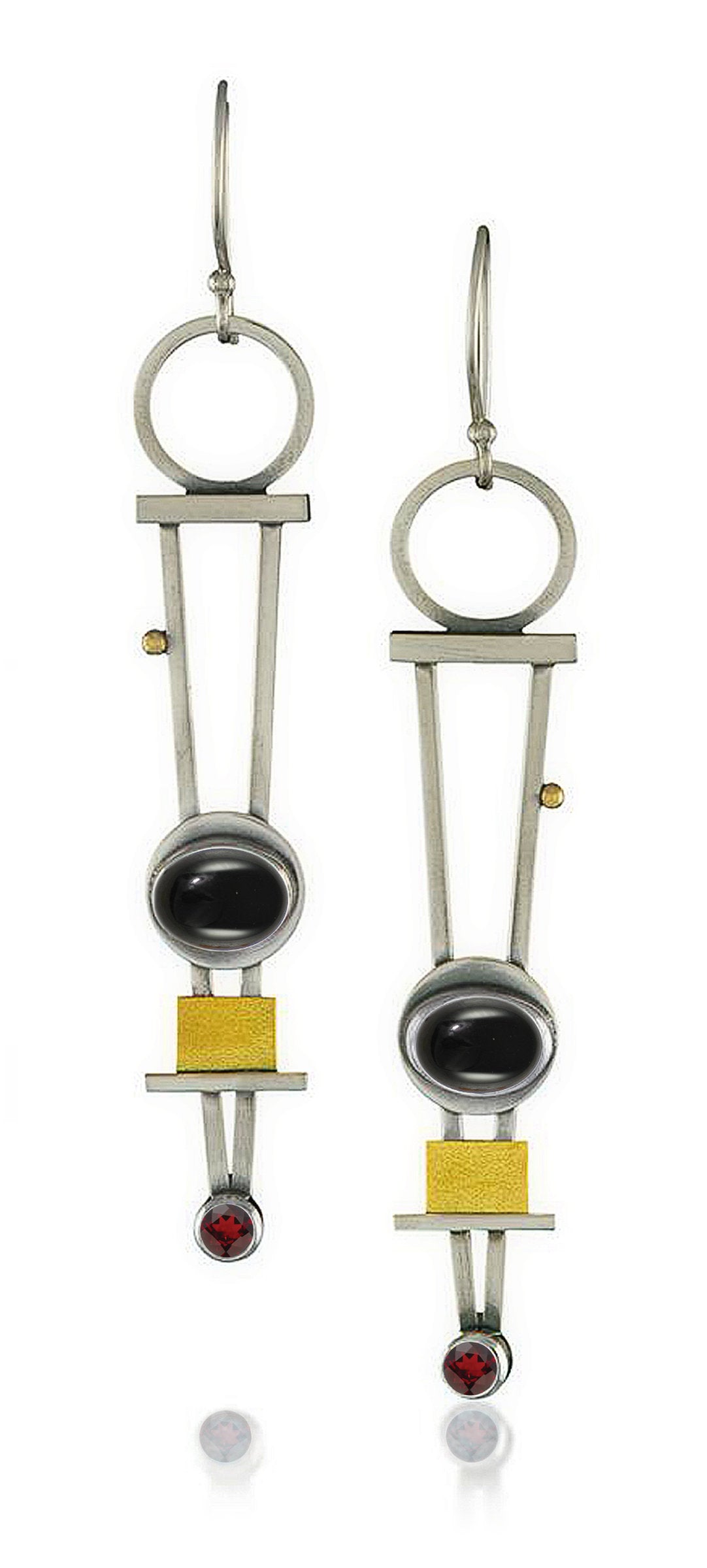 Onyx and Red Garnet