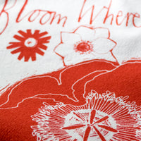 Bloom tea towel