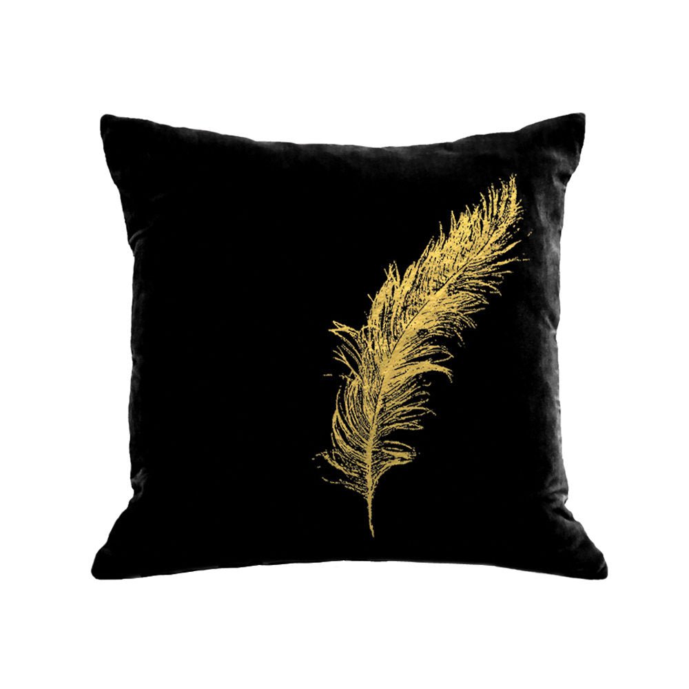 gold on black, 18" x 18"