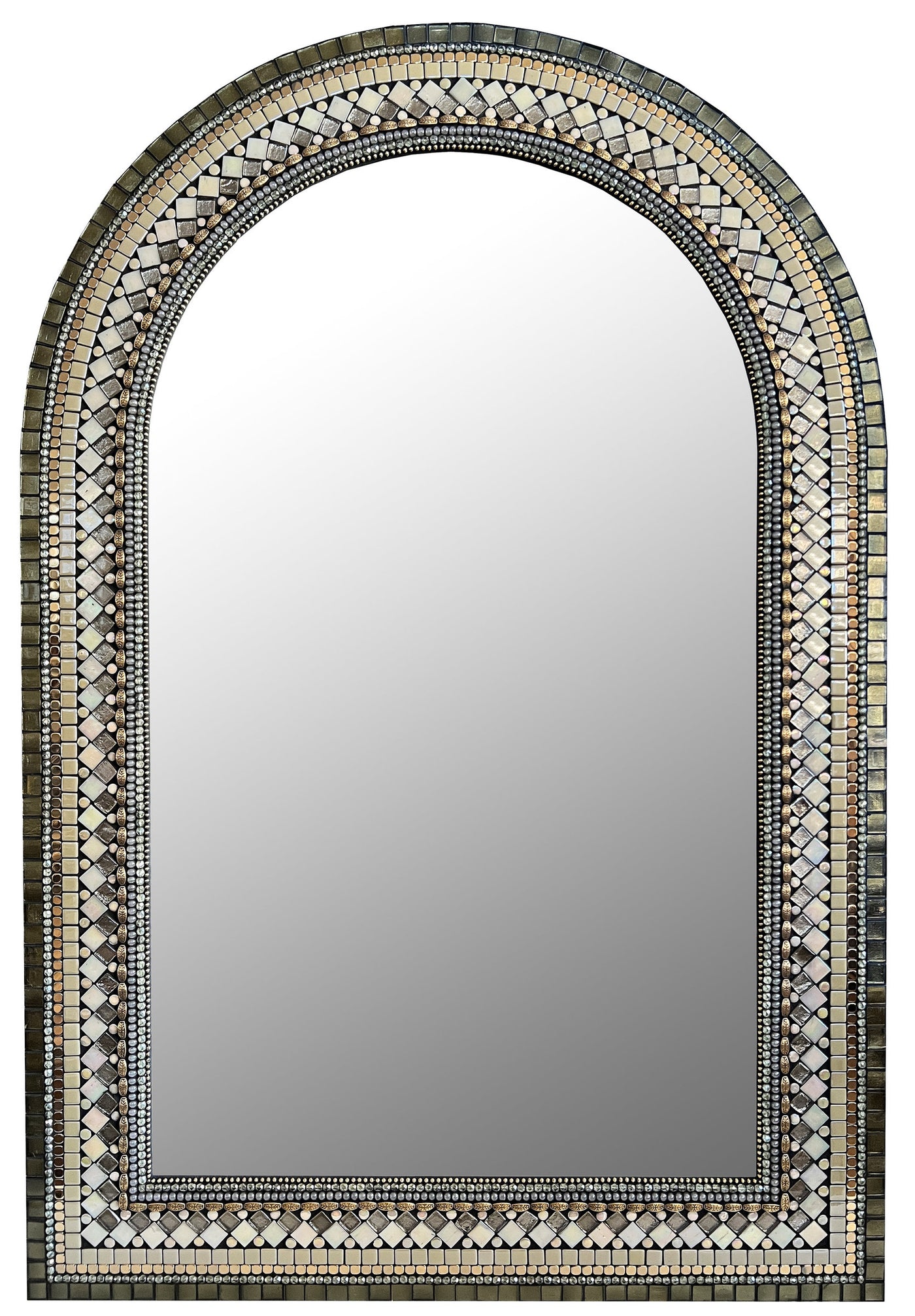 Sage Cream Arch Mirror