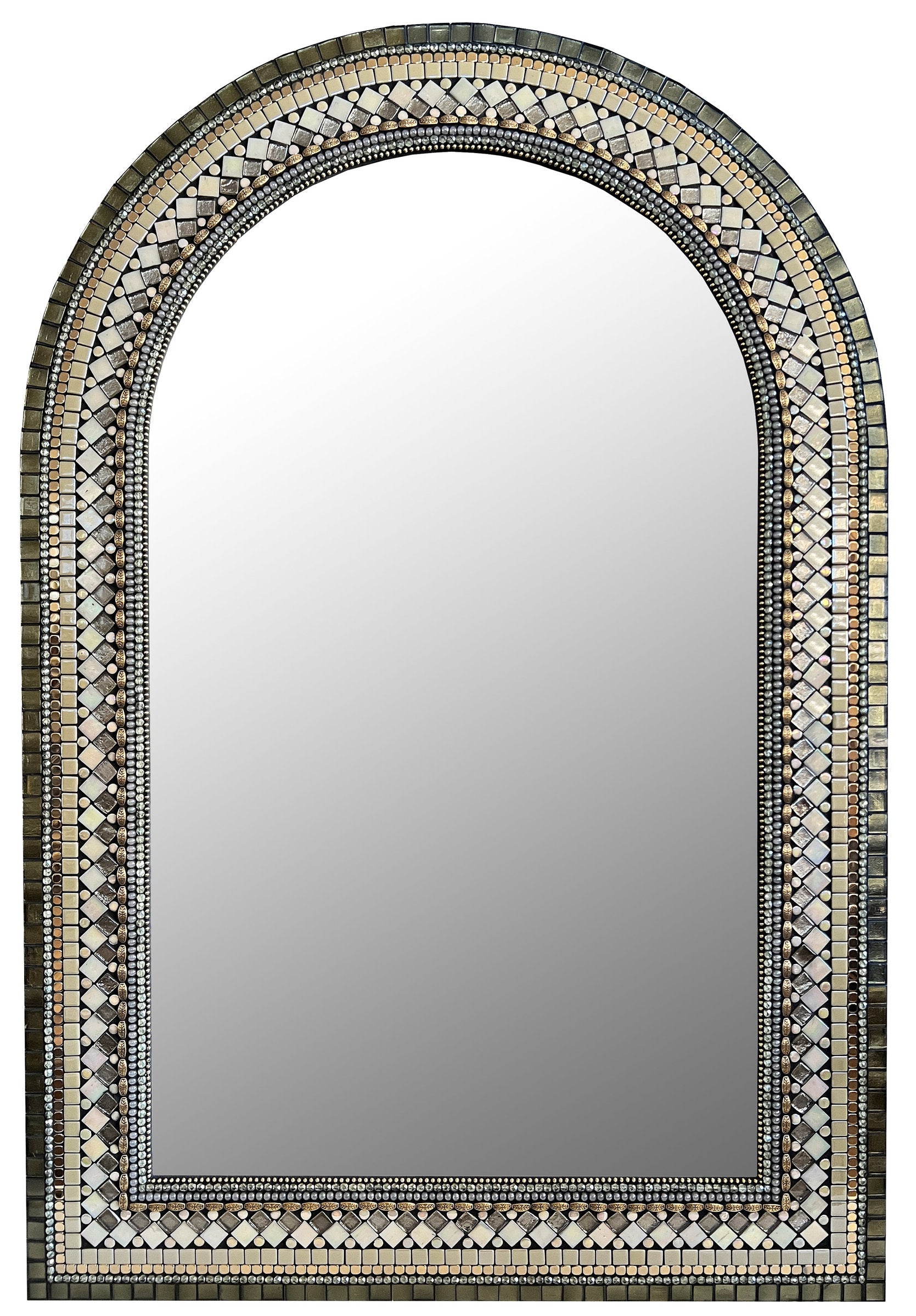 Sage Cream Arch Mirror