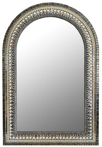 Sage Cream Arch Mirror
