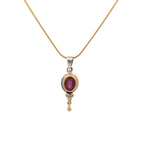 Ruby & Diamonds Pendant
