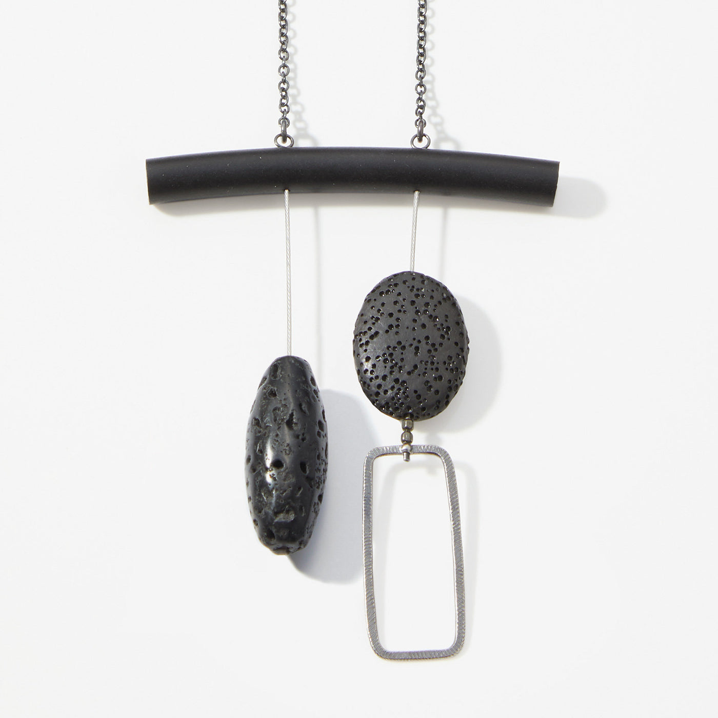 Lava and Blackstone Necklace