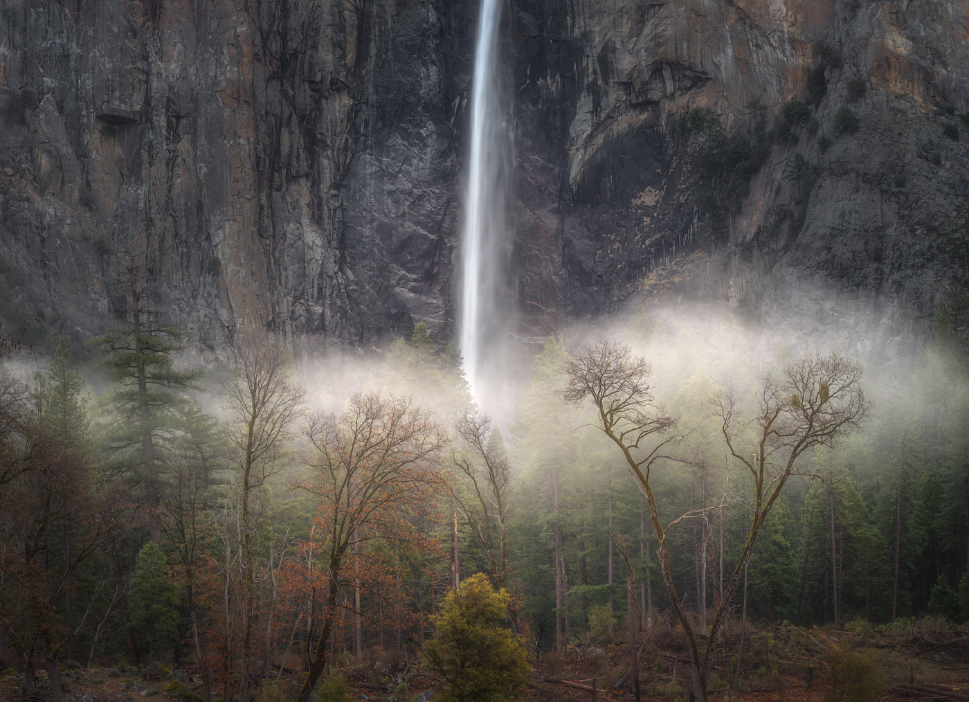 Bridalveil Fall Winter into Spring