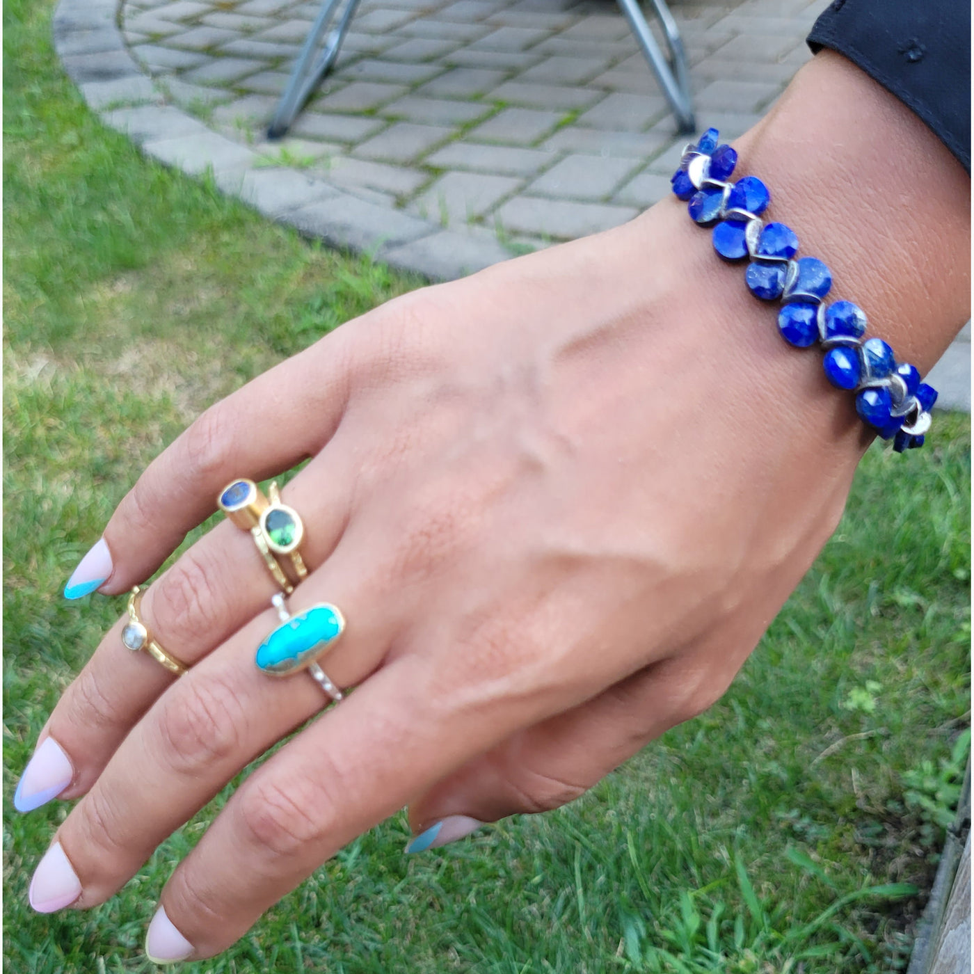 Starry Night Signature Bracelet in Lapis