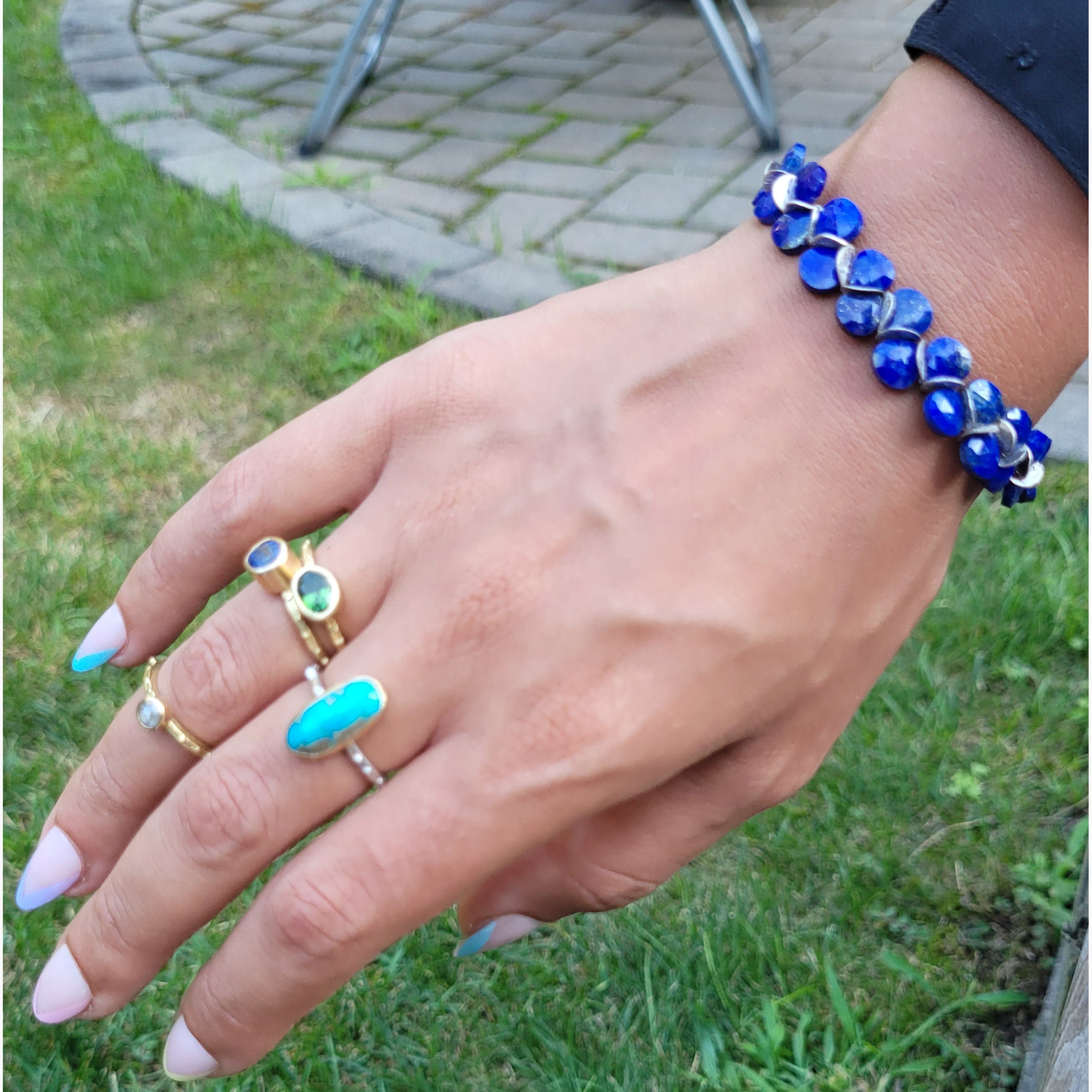 Starry Night Signature Bracelet in Lapis