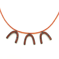 Three Arch Segment Necklace