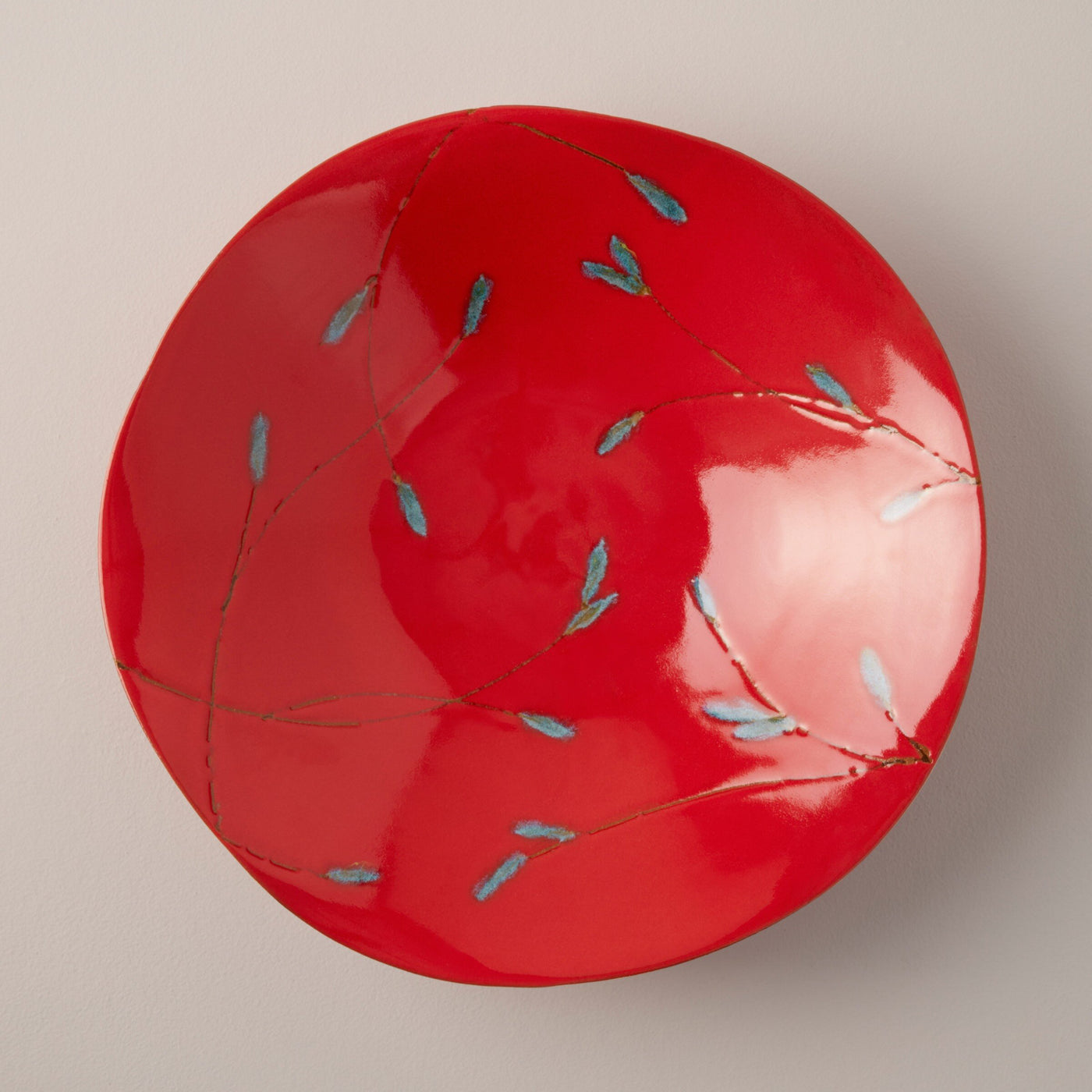 Ruffle Cherry Leaf Bowl