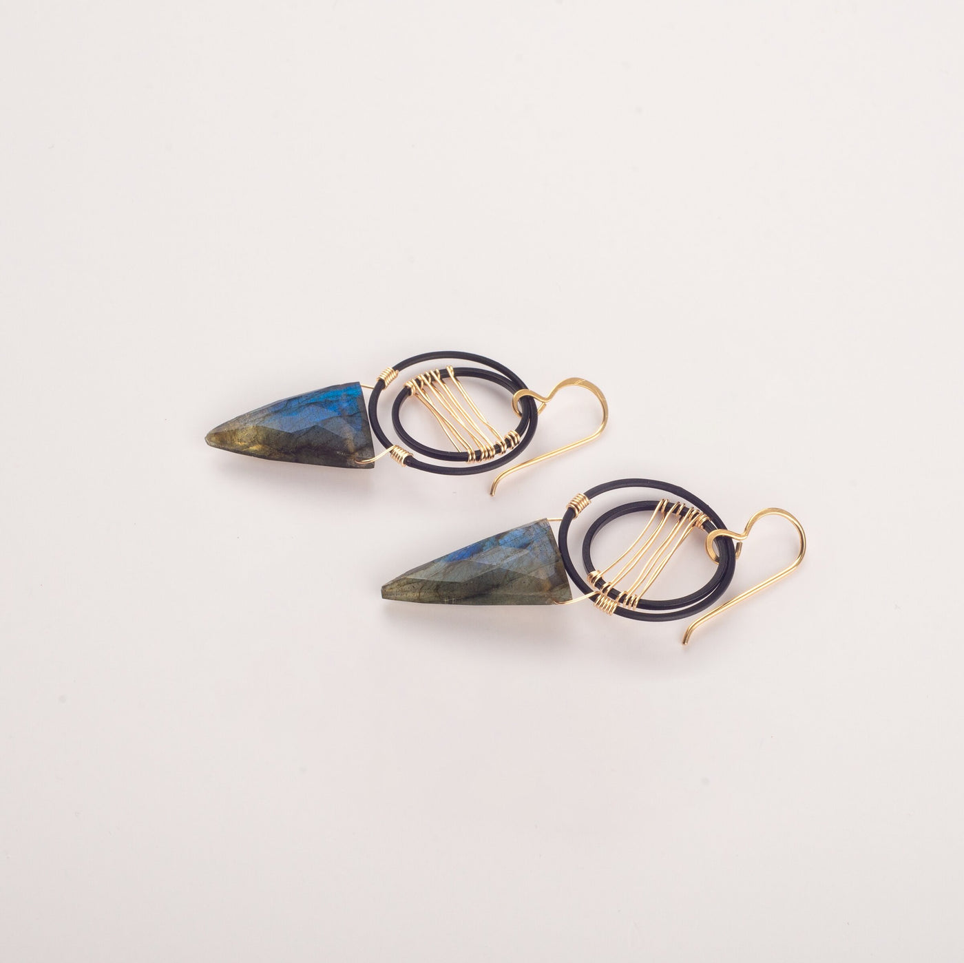 Labradorite Meridian Earrings